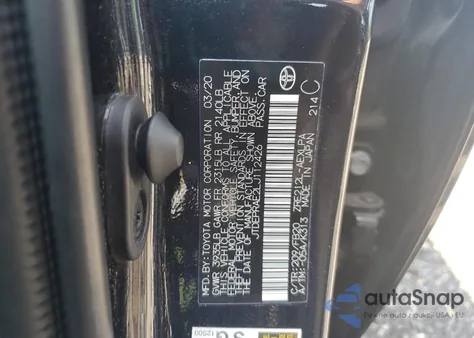 2020 Toyota Corolla Le из США, поврежденный, VIN JTDEPRAE2LJ112426